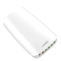 Переходник СЗУ на 5 USB + Type-C 65 WA6573C LDNIO