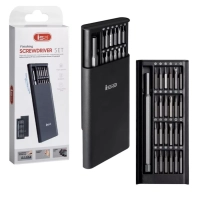 Набор отверток PP-011 в пластиковом пенале (24 насадки) ISA