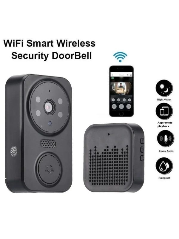 Беспроводной дверной звонок с камерой и микрофоном M8