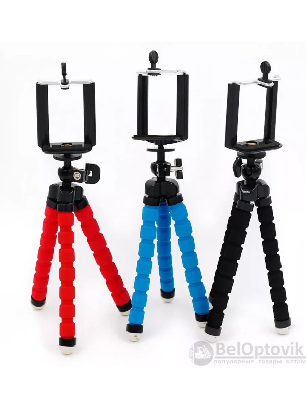 Настольный мини-штатив FLEX-01 ISA синий