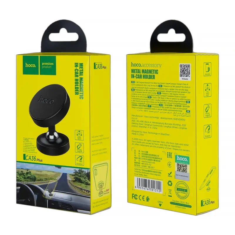 Автодержатель CA36 Plus HOCO черный