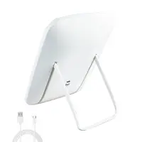 Настольное зеркало для макияжа с подсветкой ML-07 ISA белое