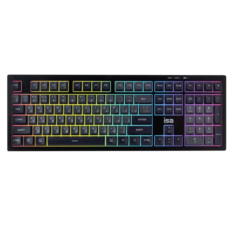 Беспроводная клавиатура ISA KB-10 черная