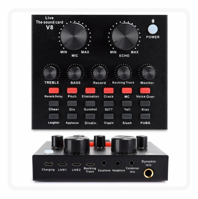 Внешняя звуковая карта V8 JBH