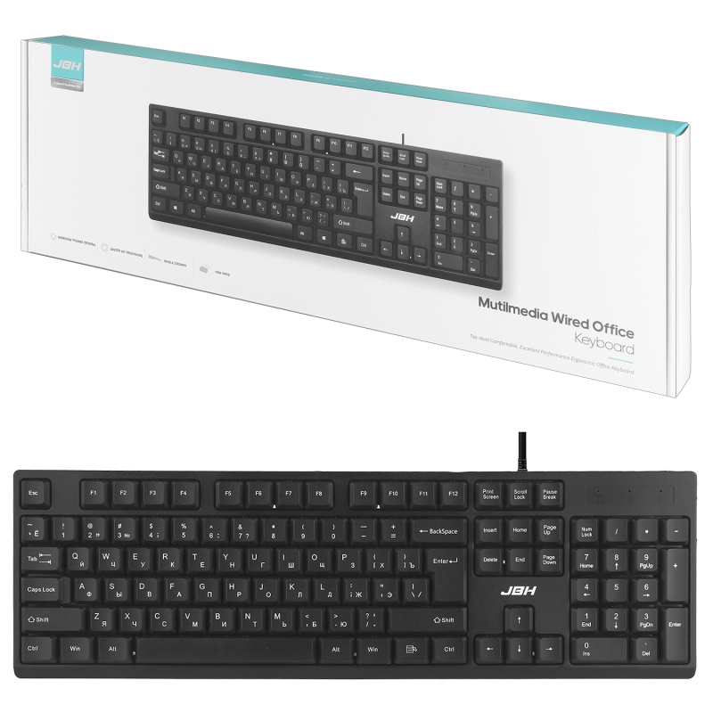 Клавиатура проводная K3 JBH черная