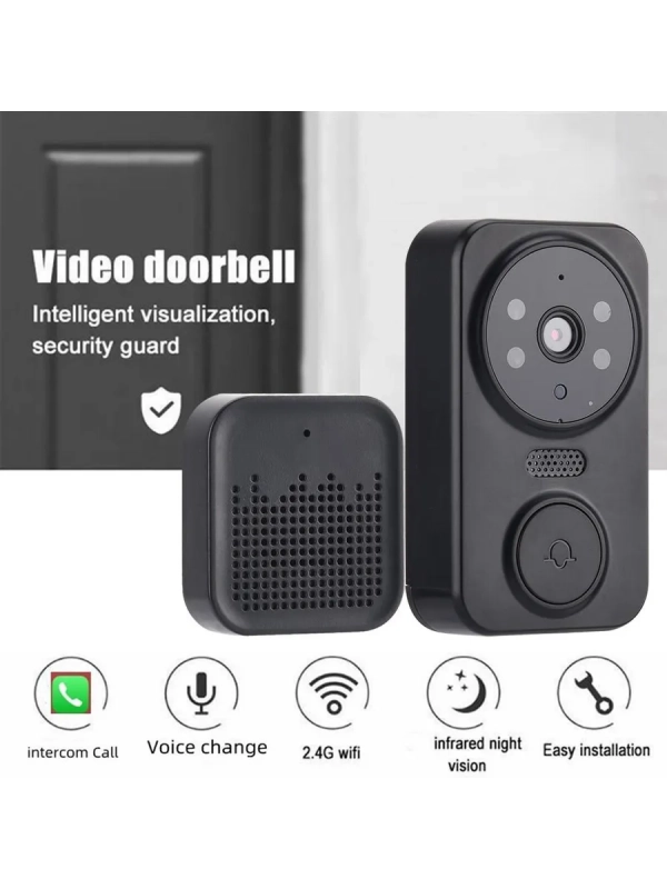 Беспроводной дверной звонок с камерой и микрофоном M8