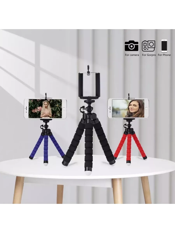 Настольный мини-штатив FLEX-01 ISA синий