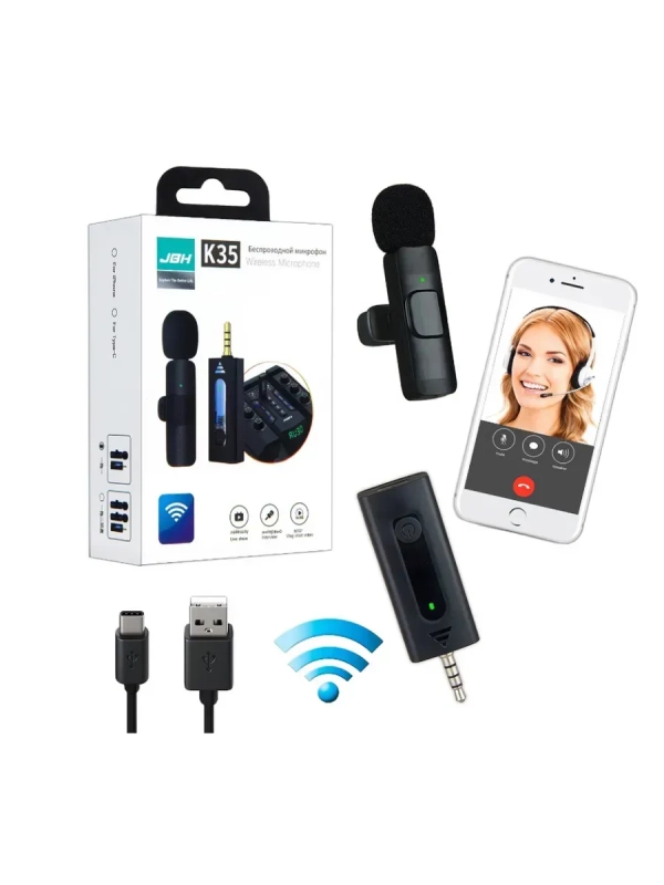 Микрофон беспроводной 3.5mm K35 JBH