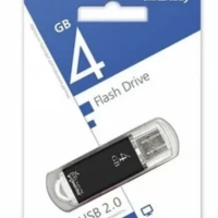 USB накопитель 4 GB Smart Buy V-Cut Black