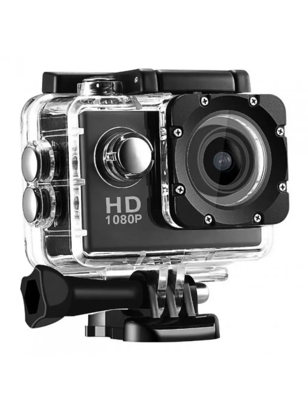 Экшен камера D600 черная