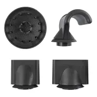 Фен белый с золотом (набор 5 в 1) 3м