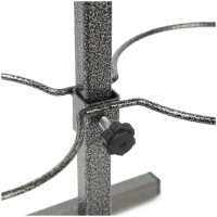 Миски полукруглые металлические для животных на подставке 2х0,24 л