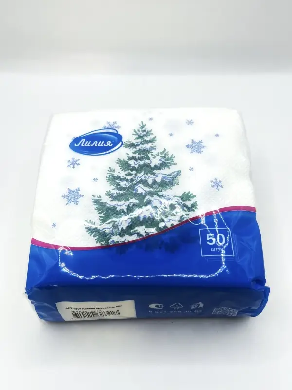 Новогодние салфетки "Зимняя красавица"