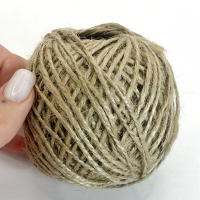 Шпагат джутовый джут верёвка 50м