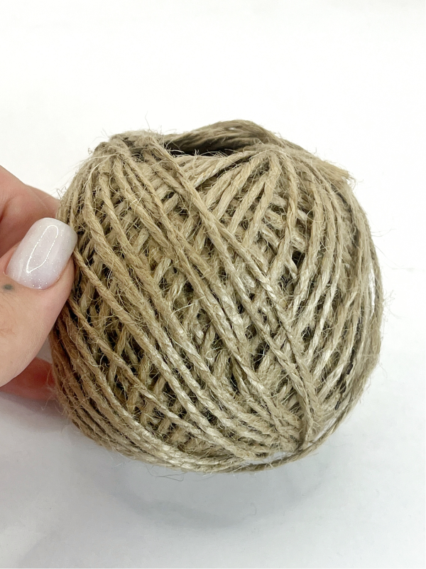 Шпагат джутовый джут верёвка 50м