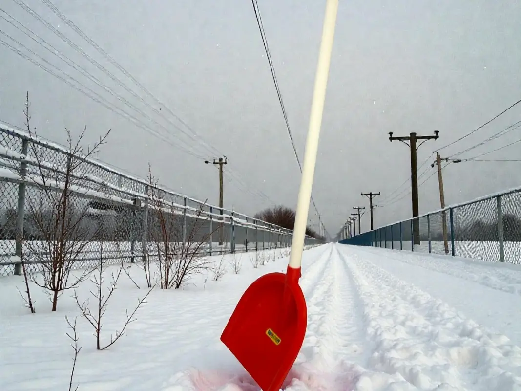 Лопата деревянный черенок детская