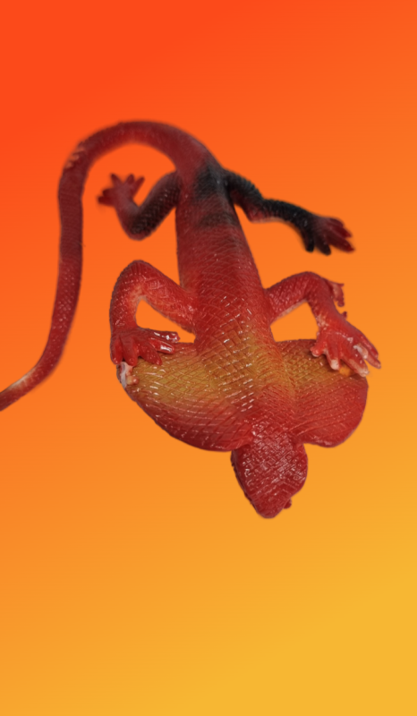 Антистресс игрушка ящерица с жабрами