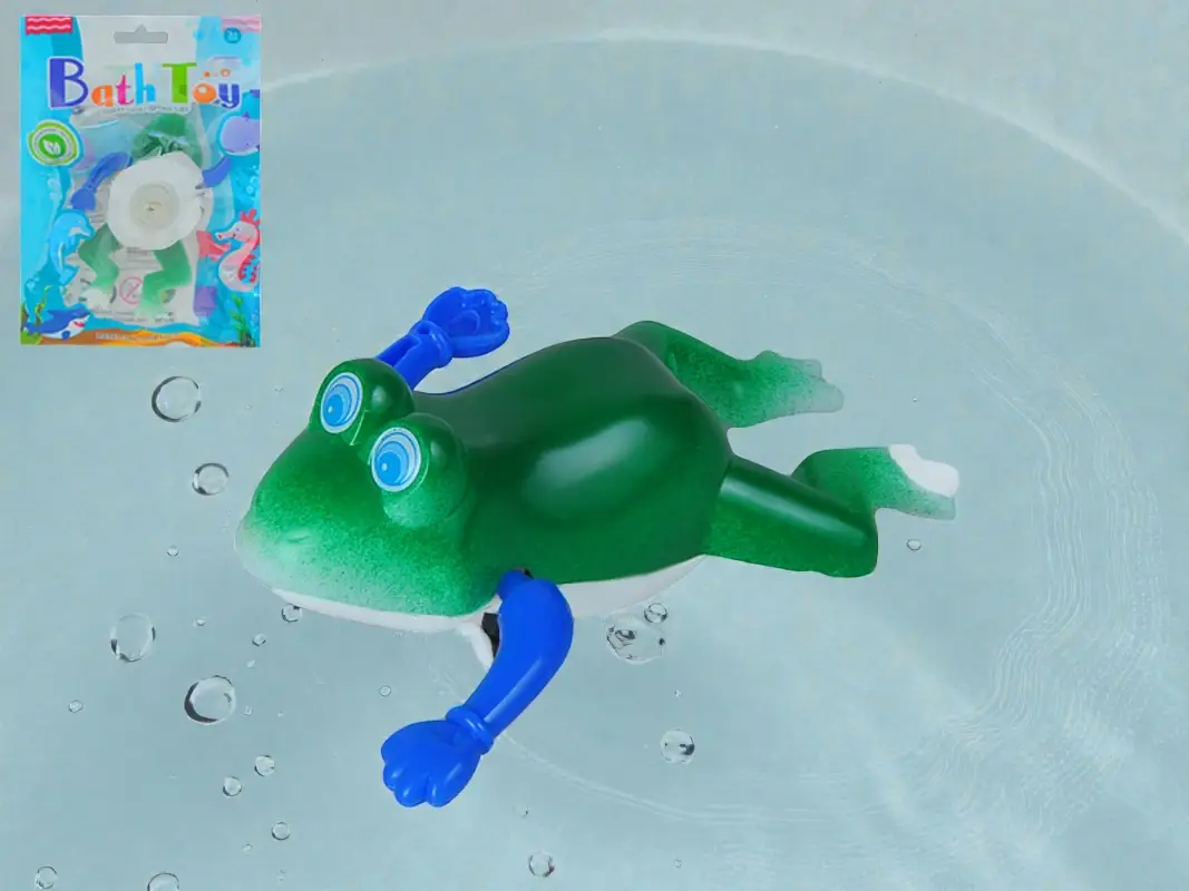 Лягушка заводная водоплавающая