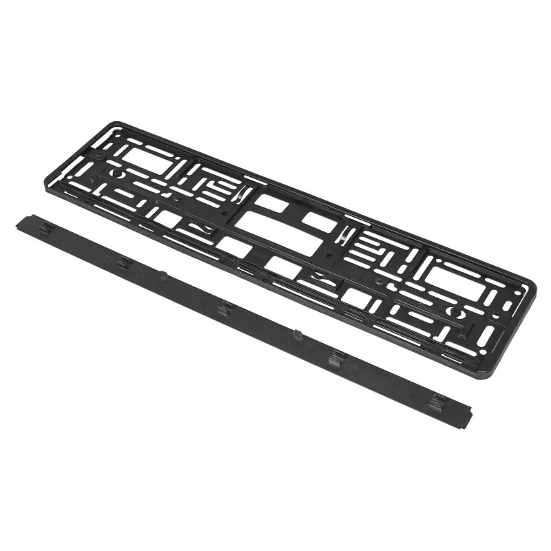 Рамка под номерной знак (без надписи) с нижней запорной планкой