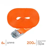Ремень крепления груза с фиксатором 200 кг, 6 м