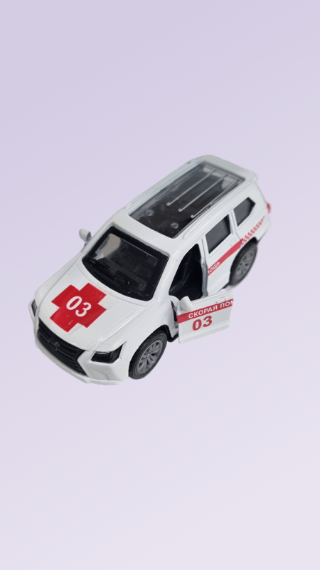 Детская инерционная машинка с открывающимися дверями