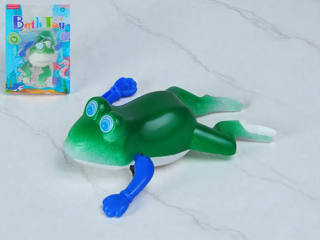 Лягушка заводная водоплавающая