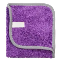 Салфетка из микрофибры длинный ворс фиолетовая (35*40 см)