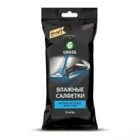 Салфетка влажная для очистки стекол, зеркал и фар
