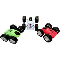 Инерционная машинка-перевертыш цвет в асс.