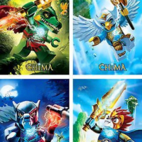 Мини фигурки герои Chima Чима