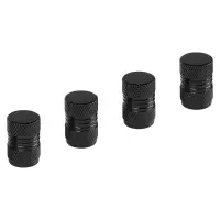 Колпачки на шинный вентиль K-9, черные, металл, 4 шт