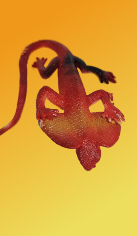 Антистресс игрушка ящерица с жабрами