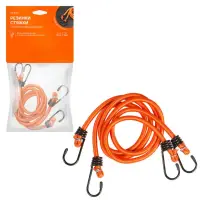 Резинки-стяжки набор 2 шт. 80 см, D-8 мм (металл крючки)