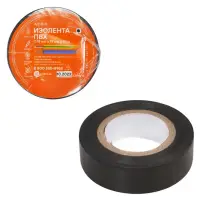 Изолента ПВХ, черная, 19 мм*10 м