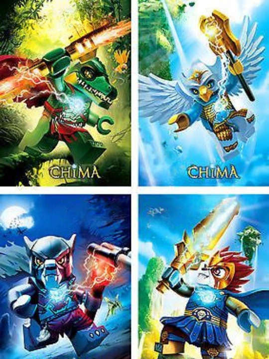 Мини фигурки герои Chima Чима