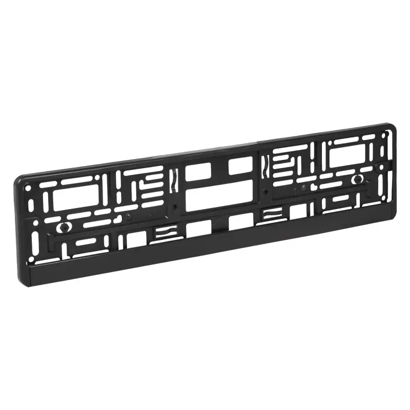 Рамка под номерной знак (без надписи) с нижней запорной планкой