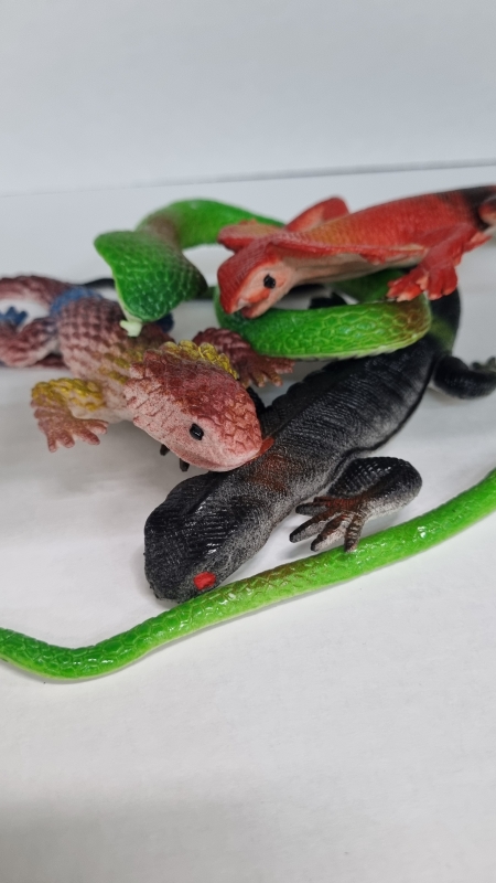 Антистресс игрушка ящерица с жабрами