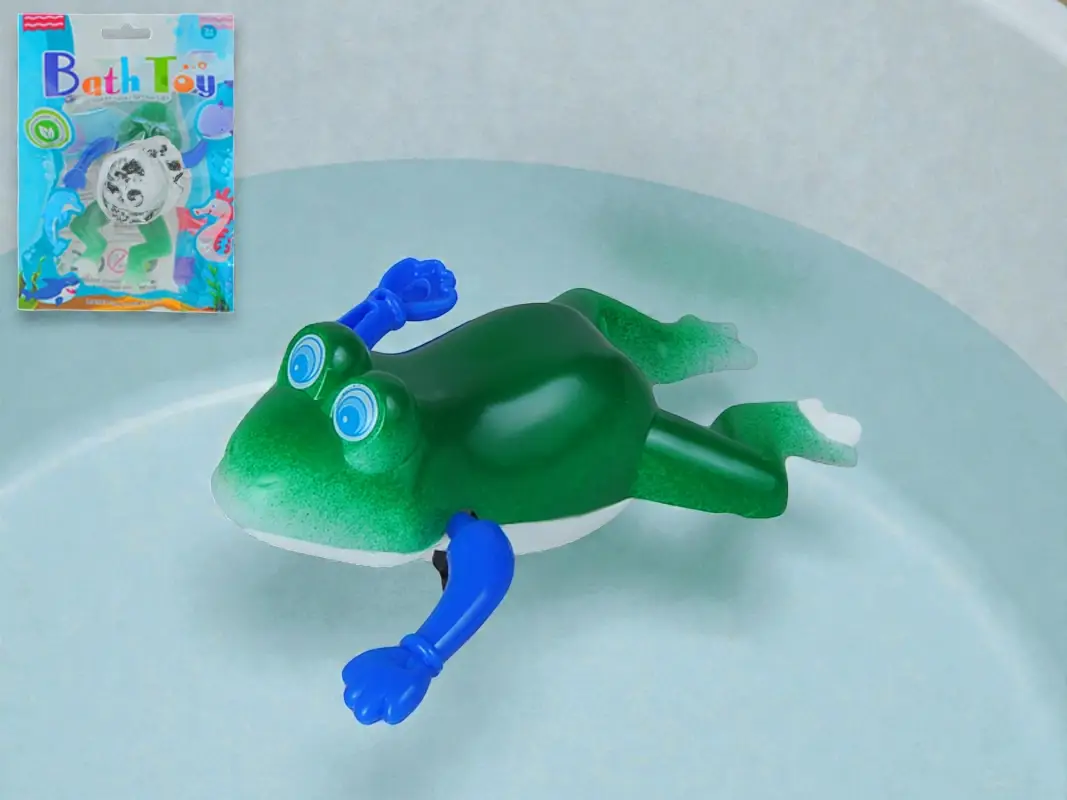 Лягушка заводная водоплавающая