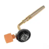 Газовая горелка-насадка на цанговый баллон, металическая удлиненная