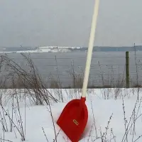 Лопата деревянный черенок детская