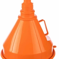 Воронка D-135мм с гибким носиком, L=350мм, стальная сетка