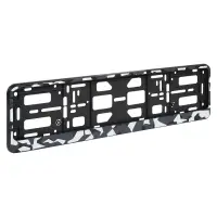 Рамка под номерной знак, камуфляж "Зима", рамка-книжка