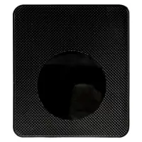 Коврик липучка чёрный большой 138*160 мм