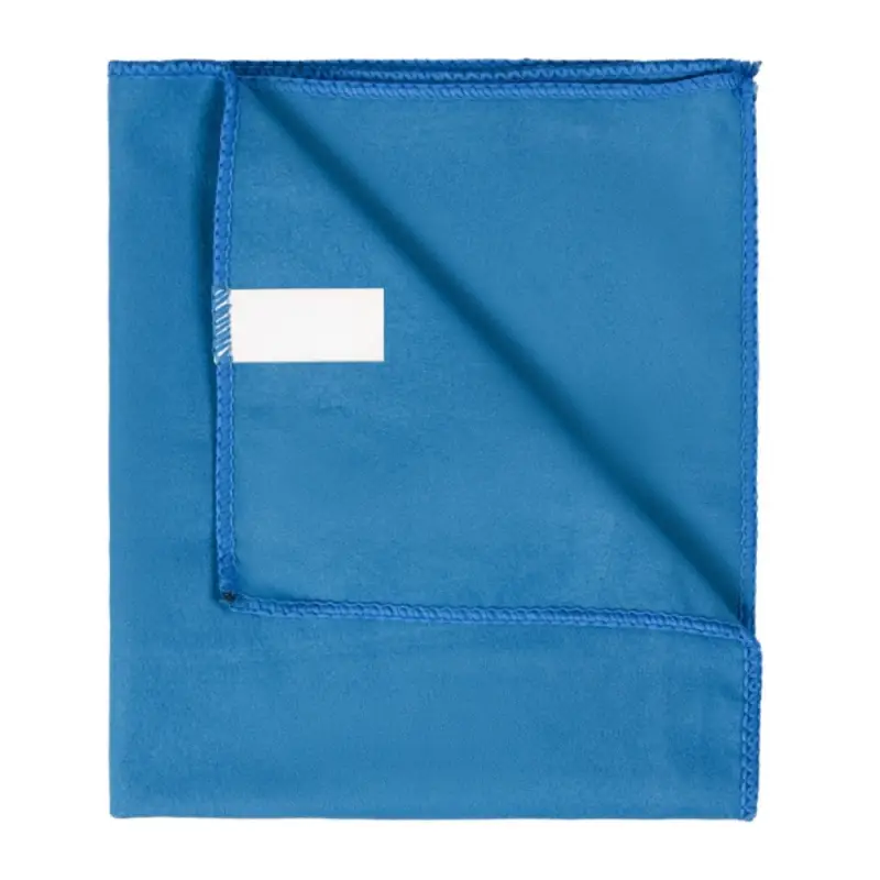 Салфетка из микрофибры двухсторонняя синяя