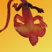 Антистресс игрушка ящерица с жабрами