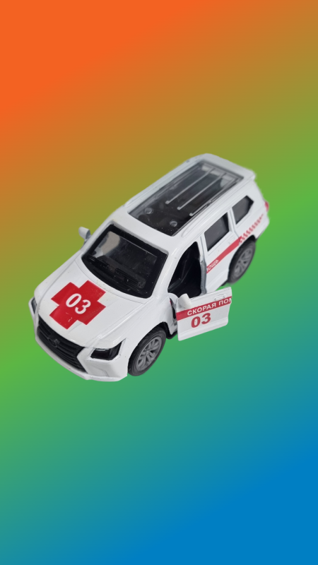 Детская инерционная машинка с открывающимися дверями