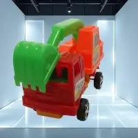 Инерционный экскаватор с ковшом