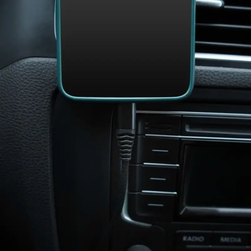 Кабель USB - micro USB 1м, черный нейлоновый