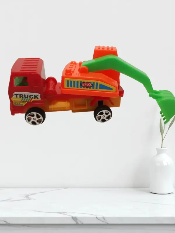 Инерционный экскаватор с ковшом