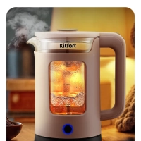 Чайник электрический стеклянный КТ-6781 - 1,5 л
